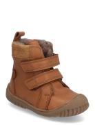 Sporty™ Velcro Boot Tex Pom Pom Brown