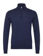 Cotton Cashmere Hzip Hackett London Navy