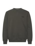 Essential Logo Crew Sweatshirt Superdry Khaki