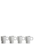 Coffee & More, Espresso 4-Pack Sagaform White