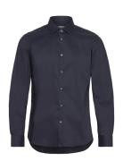 Regular-Fit Stretch Cotton Shirt Mango Navy