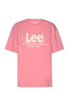 Ss Logo Tee Lee Jeans Pink