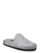 Felt Slipper W Exani Grey