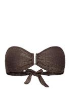 Swim Brie Bandeau Lurex Lindex Brown