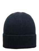 Slhmason Merino Wool Beanie Selected Homme Navy