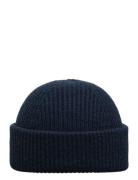 Slhmason Merino Sailor Wool Beanie Selected Homme Navy