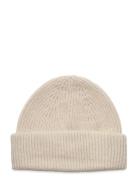 Slhmason Merino Sailor Wool Beanie Selected Homme Cream