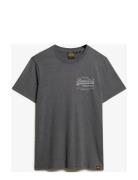 Classic Vl Heritage Chest Tee Superdry Grey