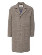 Cfclaes Houndstooth Cheked Relaxed Casual Friday Beige