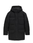 Hybrid Down Parka Tom Tailor Black