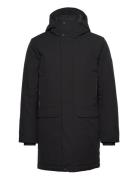 Tech Hooded Parka Tom Tailor Black