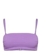 Swim Bra Tami Bandeau Crepe Lindex Purple