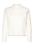 High Collar Sweater Mango White