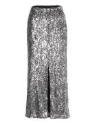 Sandra Sequin Skirt MAUD Silver