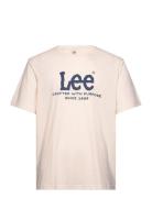 Relaxed Logo Tee Lee Jeans Cream