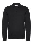 Jjfred Knit Ls Polo Aw24 Jack & J S Black