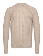 Jjcraig Knit Crew Neck Aw24 Jack & J S Cream