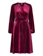 Milena Dress Jumperfabriken Burgundy