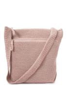 Cross Body Bag Soft Pink Crochet Collection Ceannis Pink