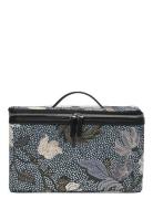 Beauty Hard Box Denim Blue Flower Linen Ceannis Patterned