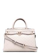 Arlena Logo Girlfriend Satchel GUESS Cream