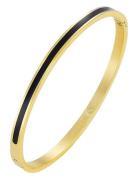 Minnie Enamel Black/Gold Bracelet 4Mm Bud To Rose Gold