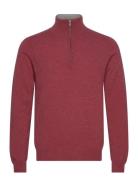 Man Half Zip Davida Cashmere Red