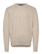 Pima Org Ctn Cashmere Crew Neck Tommy Hilfiger Beige