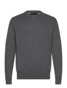 Pima Org Ctn Cashmere Crew Neck Tommy Hilfiger Grey