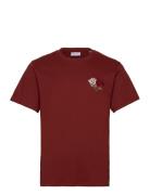 Felipe T-Shirt Les Deux Burgundy