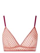 Mesh Triangle Bralette Understatement Underwear Burgundy