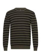 Eco Wool Karsten Stripe Knit Mads Nørgaard Khaki