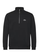 Standard Half Zip Logo Sweat Mads Nørgaard Black