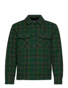 Teddy Lined Checked Overshirt Scotch & Soda Green