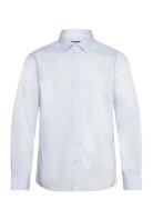 Regular-Fit Stretch Cotton Shirt Mango Blue