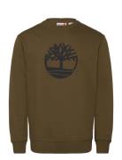 Kennebec River Tree Logo Crew Neck Sweatshirt Dark Olive Timberland Gr...