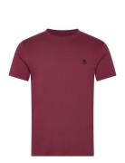 Dunstan River Short Sleeve Tee Cordovan Timberland Burgundy