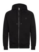 Brushed Back Full Zip Hoodie Timberland Black