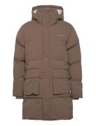 Montreal Parka Puffer Coat Les Deux Brown