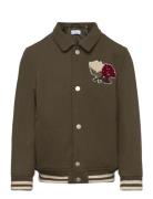 Felipe Varsity Wool Jacket Kids Les Deux Khaki