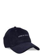 Embroidered Cord Cap Lyle & Scott Navy