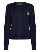 Cable-Knit Cotton Cardigan Lauren Ralph Lauren Navy