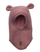 Wool Fullface W Ears Mikk-line Pink