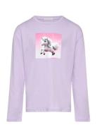 Printed Over Longsleeve Tom Tailor Purple