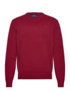 Lambswool V Neck Hackett London Red