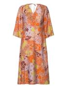 Dress Ada Floral Lindex Orange