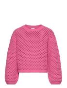 Sweater Mesh Knit Lindex Pink