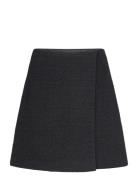 Farrah Boucle Mini Skirt Malina Black