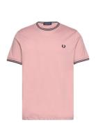 Twin Tipped T-Shirt Fred Perry Pink