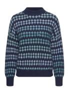 Patrisia Knit Pullover A-View Navy